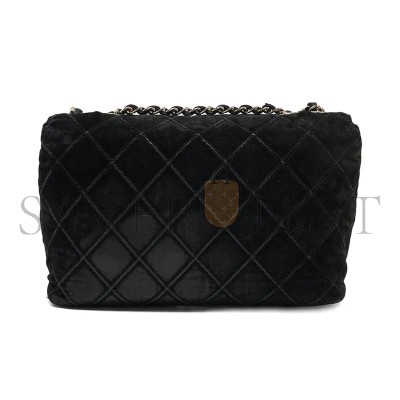 CHANEL CLASSIC FLAP SUEDE BAG (26*17*8.5cm)